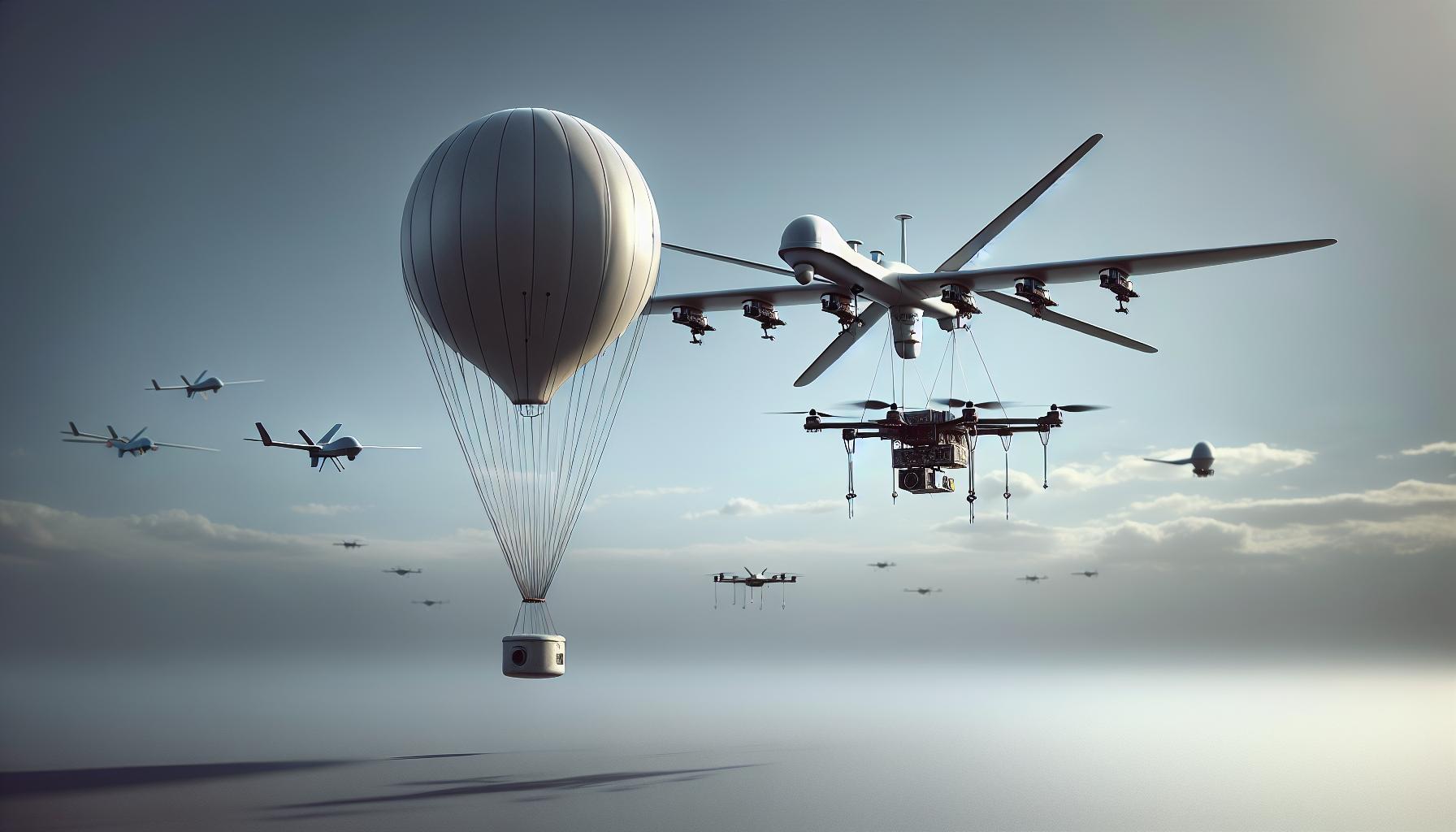 Comparativa: globos espías vs. drones de vigilancia