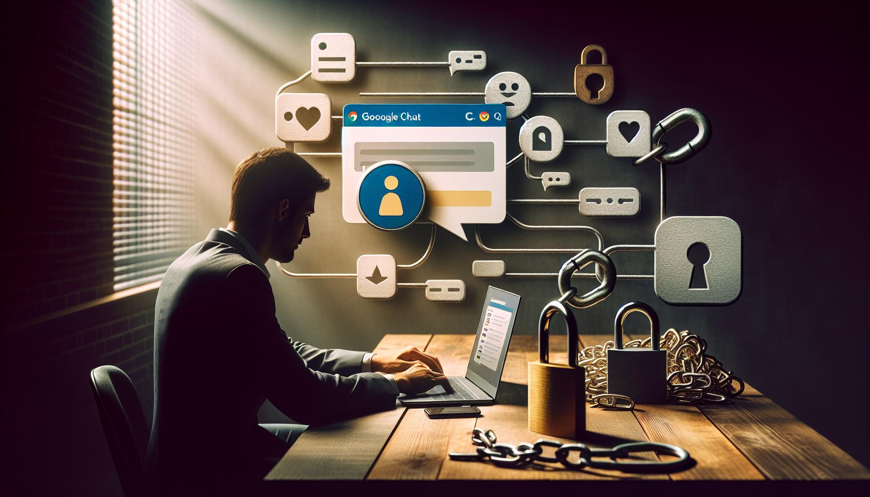 Riesgos de privacidad en el chat de Google